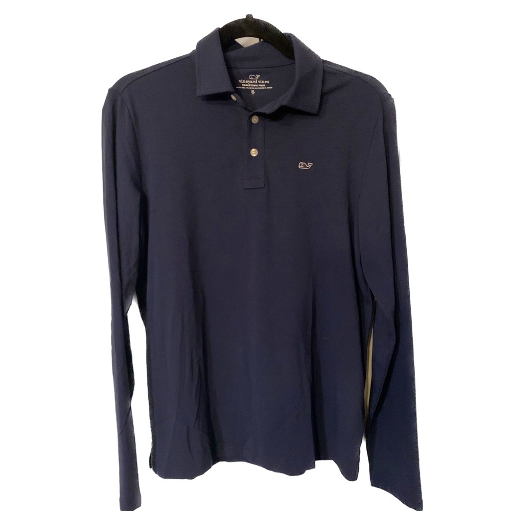 NEW with Tags Boys Vineyard Vines LS Jersey Edgartown Polo size XL Navy